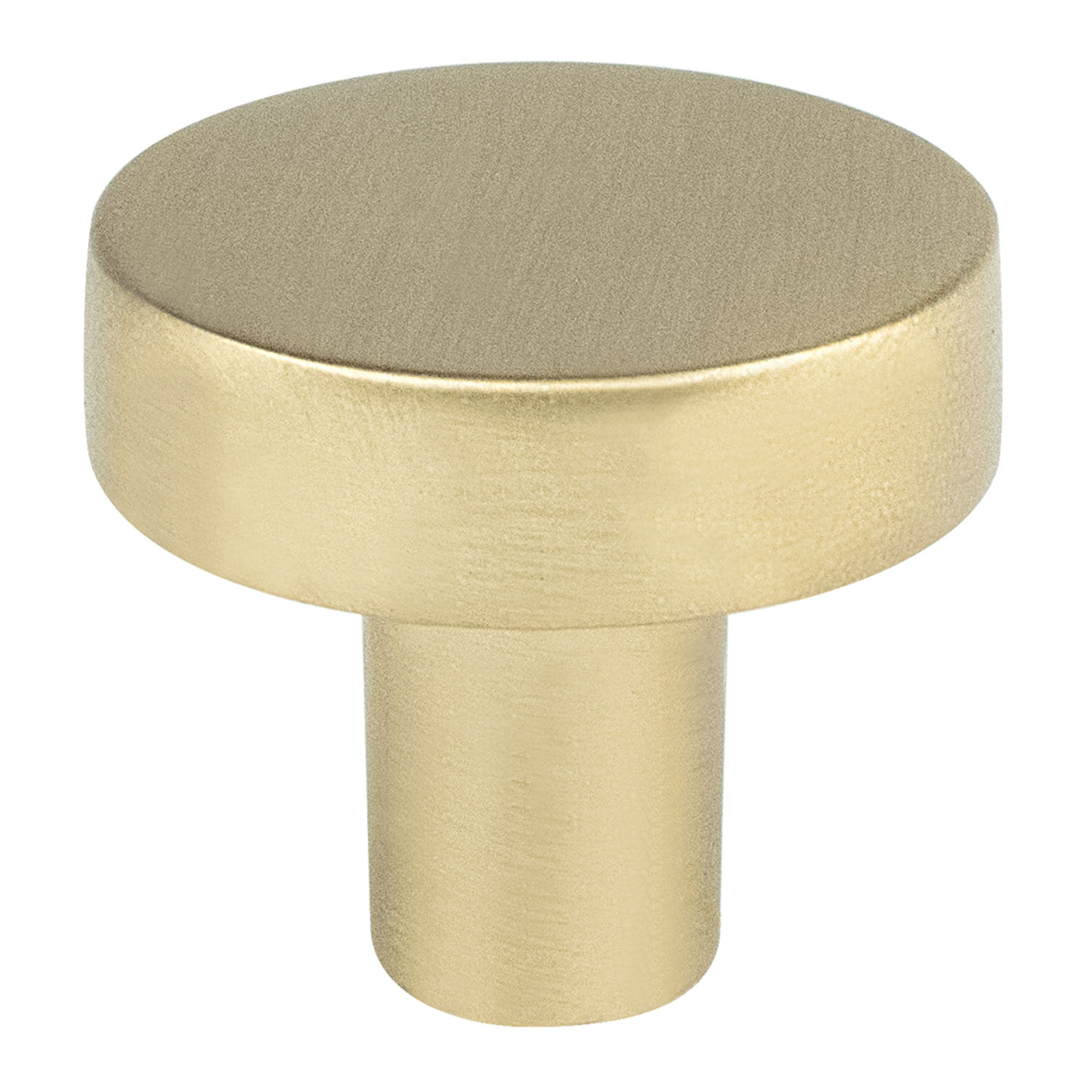 Protr2 Scp Knob 1 In Dia Flat Round Satin Champagne